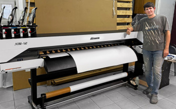 Экосольвентный принтер Mimaki JV200-160 в "Пропластик"