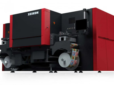 Рулонная струйная машина Xeikon для печати этикетки